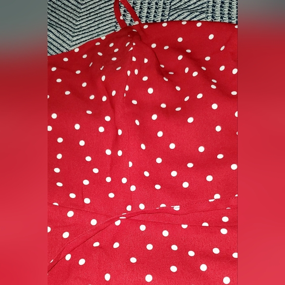 NWT Size 3X Skater/A-line Red Polka Dot Dress **No offers** - Picture 8 of 10